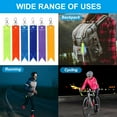 thumbnail image 6 of Uxcell Safety Reflector, Reflector Tag Pendant Reflective Safety Keychain Gear for Backpack Cycling Running Gold, 6 of 6