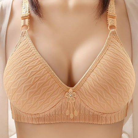 Fanxing Women s Petite T-Shirt Bra No Underwire Bra Push Up Bralette Bras Casual No Underwire Wireless Bralettes S M L XL