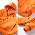 thumbnail image 3 of GYRATEDREAM Toddler Baby Fall Winter Zip-up Hoodie Jacket Kids Lightweight Long Sleeve Windbreaker Hooded Sweatshirts Coat with Pockets Boys Girls Solid Color Fleece Lined Outwear for 2-8 Years, 3 of 8