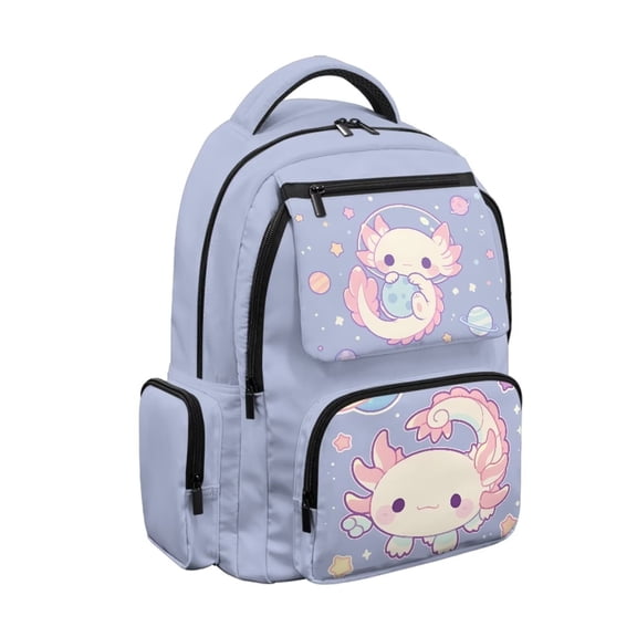 Pzuqiu Math Capybara School Backpacks 17 Inch Large Capacity Kids Teenagers Schoolbags Bookbags Casual Travel Daypack with Front Zipper Breathable Teen Girls Boys Backpack