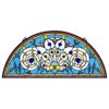 Design Toscano Callidora Demi-Lune Tiffany-Style Stained Glass Window