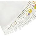 thumbnail image 6 of GZHJMY Christmas Tree Skirt Easter Floral Elements Eggs Insects on White Xmas Small Tree Skirt 30" Chriatmas Tree Mat for New Year Holiday Party Decor with Tassel, 6 of 6