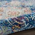 thumbnail image 6 of Nourison Global Vintage Persian Blue 2' x 6' Area Rug, (2x6), 6 of 7