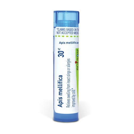 Boiron Apis Mellifica 30C, Homeopathic Medicine for Swelling From Insect Stings Or Allergies Improved By Cold, 80 Pellets