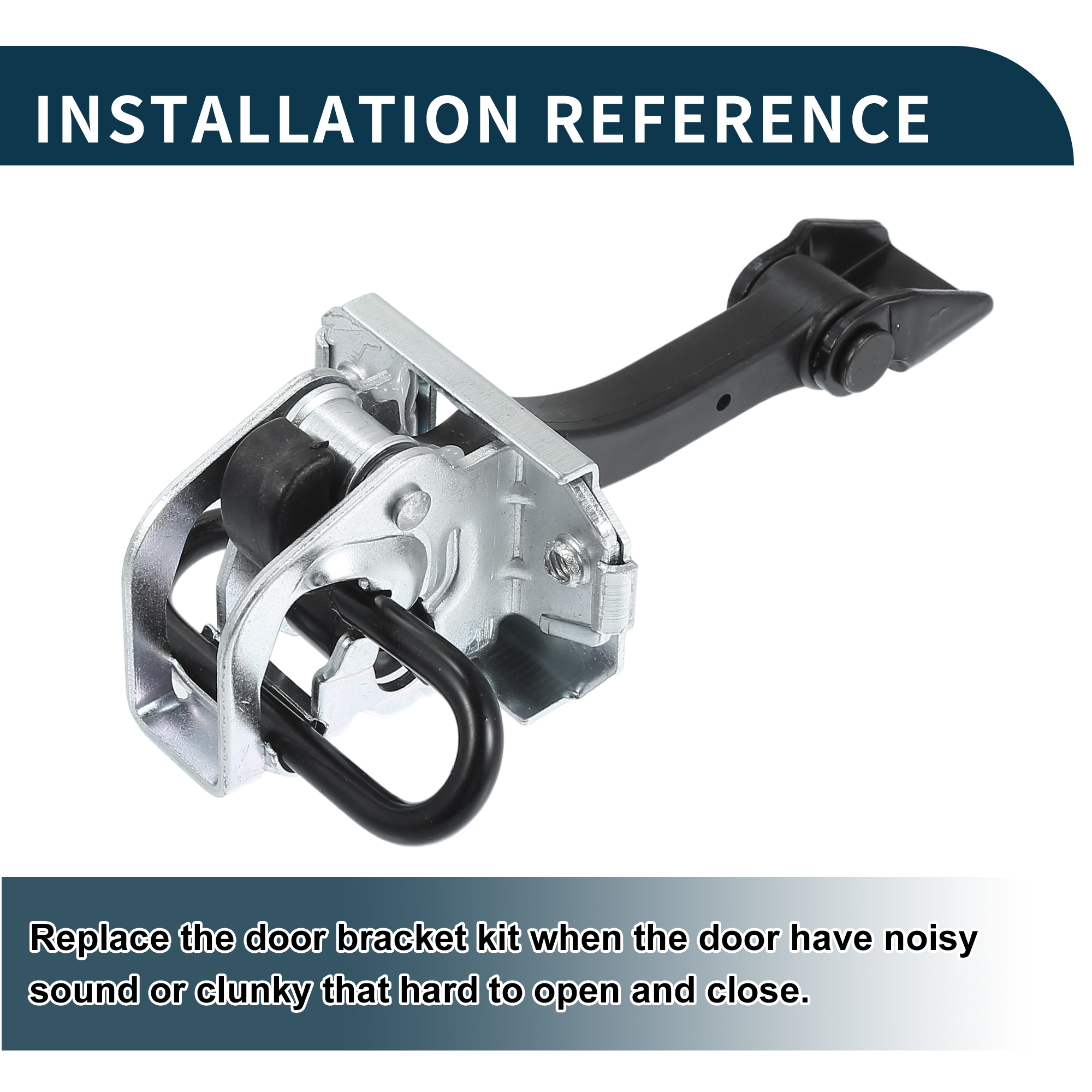 Unique Bargains Door Check Strap Limiter for BMW 3 Series E46 Front Left Right