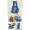 thumbnail image 4 of XXWXYD 2025 New Girls Boys Baby Toddler Animal Pajamas Crawlsuit Bodysuit for Classic Casual Lightweight Clothes(3-4 Years,Blue), 4 of 4