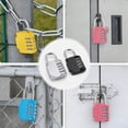 thumbnail image 5 of Luluganb Combination Lock, 4 Digit Combination Padlock Outdoor, School Lock, Gym Locks, Combination Lock for Locker,Silver, 5 of 9