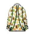 thumbnail image 3 of Avocado Backpack – Stylish & Lightweight for Books, Laptop, Essentials, Trendy Design, Durable Material, Ideal Gift for Her or Him, 3 of 6
