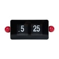 thumbnail image 3 of Reloj de mesa con tapa automática, adorno de escritorio, artesanía moderna, regalo de cumpleaños, número grande Rojo negro, 3 of 9