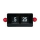 thumbnail image 3 of Reloj de mesa giratorio automático con pantalla de números grandes, decoración creativa para el hogar, regalo de inauguración de la casa Rojo negro, 3 of 9