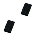 thumbnail image 1 of Wweixi Extension Strap Bra Extender Breathable 3 Rows 3 Hook Women Accessories Adjustable Lengthened Band Lingerie Intimates black 2Set, 1 of 6