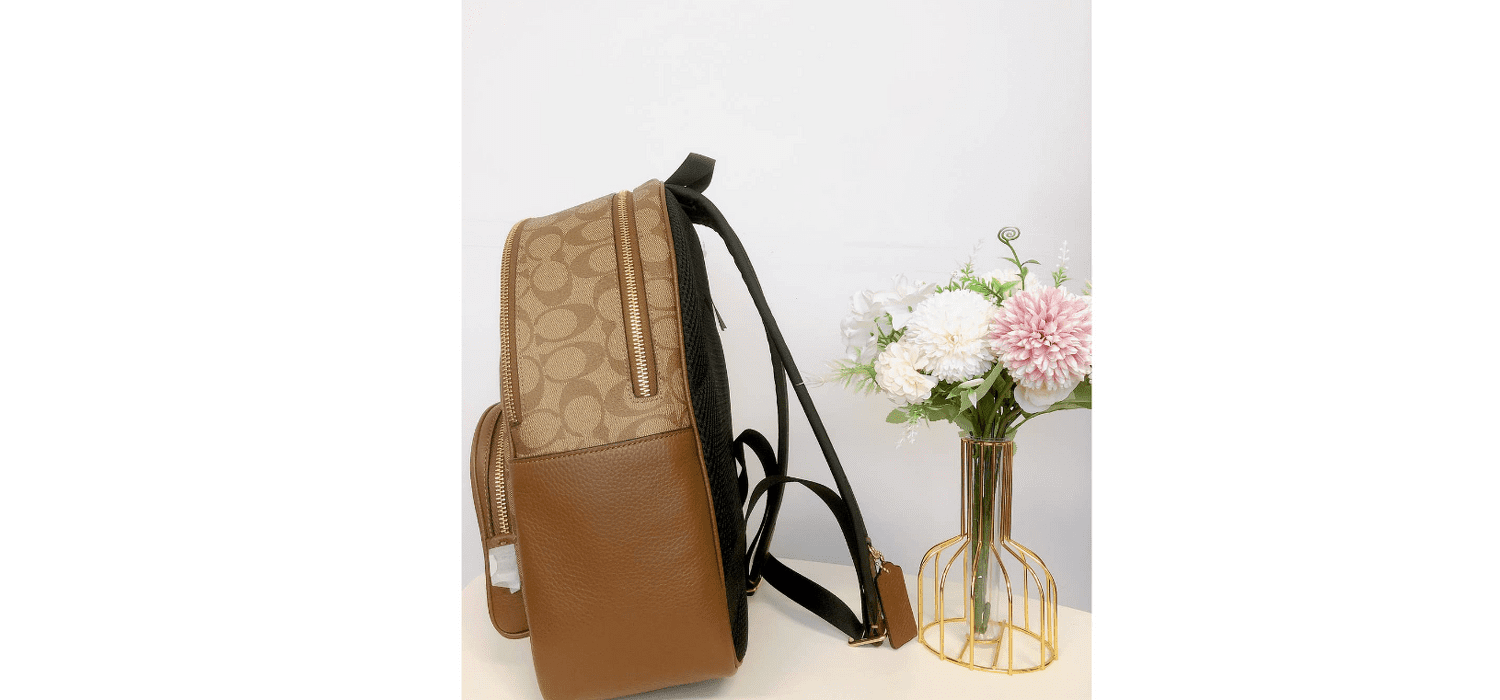 coach campus backpack signature Disney X Charter in Textile Jacquard with Patches Coach Campus Signature Coated Canvas