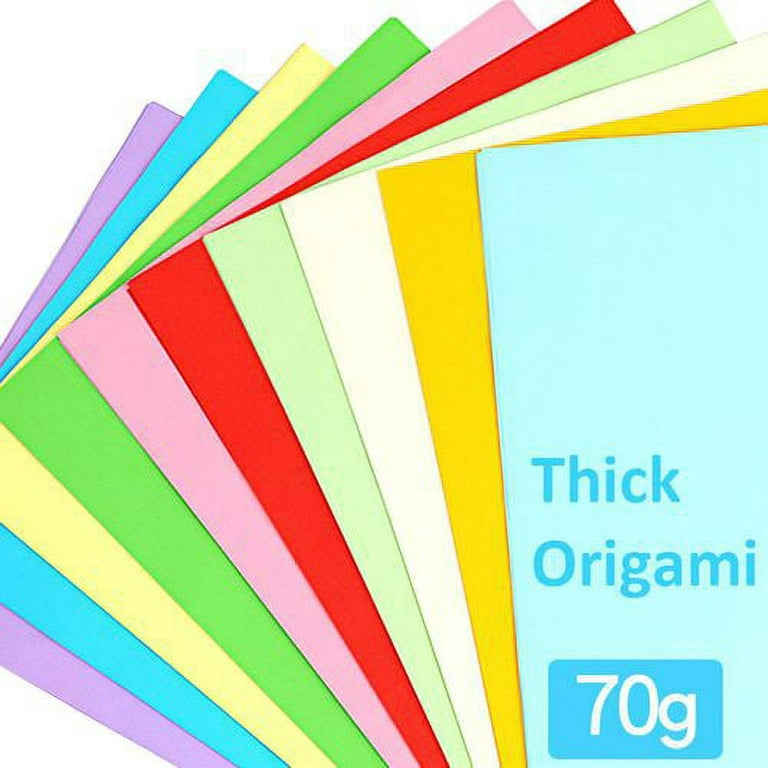 aierliusa Colored Paper Colored A4 Copy Paper Paper More Fun at Crafting Decorating Cut-to-Size Paper 100 Sheets 10 Different Colors for D