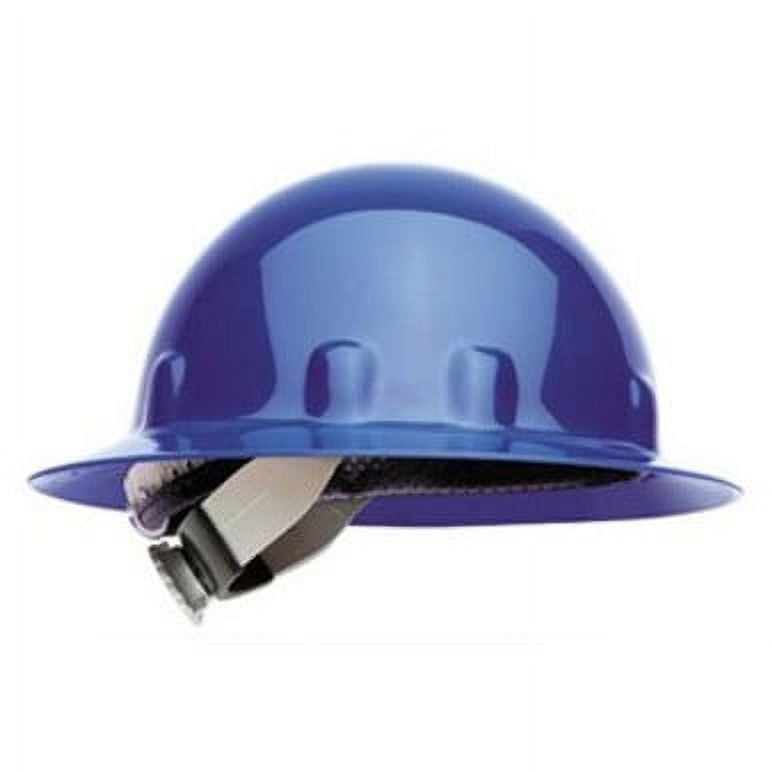Fibre Metal E1RW71A000 Full Brim Ratchet Blue Supereight 8pt Hd Hardhat, Medium