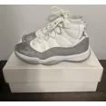 thumbnail image 3 of Ni - ke Ni - ke Air Jordan 11 Retro Women Size 7 White Metallic Silver Shoes, 3 of 5