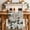 beige, variant on Spring Floral Table Runner - 48 Inch Long White Magnolia Flowers Barn Door Farmhouse Beige Cotton and Linen Blended Dress Scarves Farmhouse Table Runner for Kitchen Dining, Coffee Table, 13" x 48"