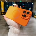 thumbnail image 4 of iPhone 13 Pro Max Case Magnetic Case, Cute Gradient Color Clear Case, Compatible with MagSafe for Women Girls Soft TPU Shockproof Camera Protective Back Cover-Orange&Yellow, 4 of 10