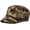 Brown Camouflage, variant on Washed Cotton Military Cadet Army Caps Unique Design Vintage Flat Top Hat