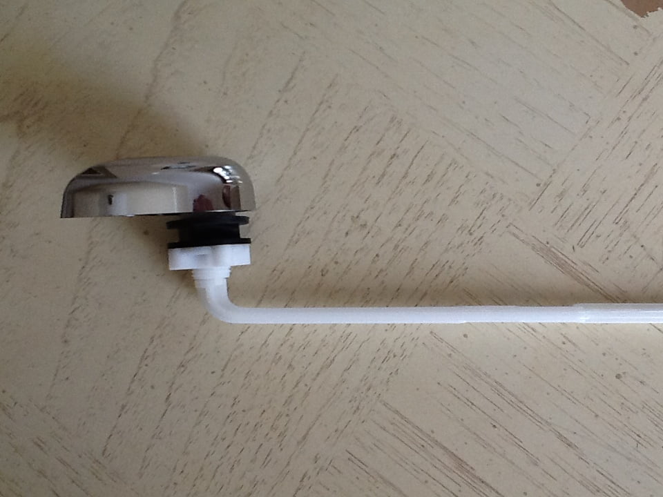 Chrome Flush Handle for All Toilets with Handles on Side of Toilet Tank