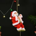 thumbnail image 6 of Santa Claus Musical Climbing Rope, Climbing Santa Claus for Christmas Tree Fireplace Home Decor, 6 of 8
