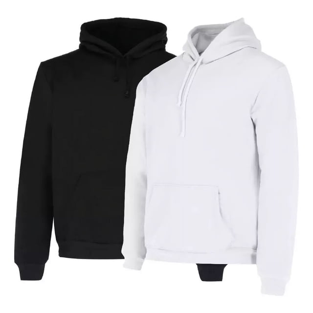 Paquete De 2 Sudaderas Para Hombre Hoodie Felpa Gruesa Moda