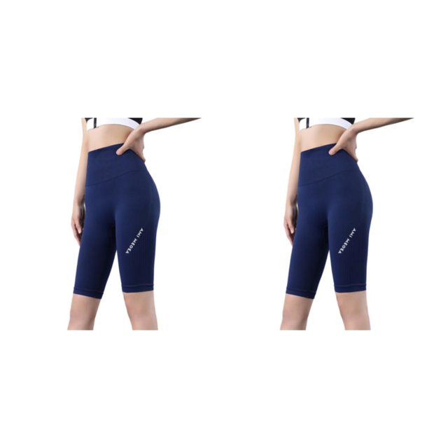 Pantalones de Yoga Sonducket de nailon mujer cintura alta transpirables absorbentes S M L