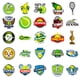 thumbnail image 3 of Calcomanías impermeables para tenis con grafiti, 50 unidades/lote, 3 of 3