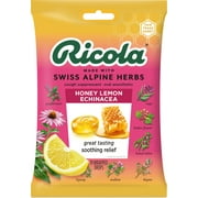 Ricola Honey Lemon with Echinacea Cough Drops  -  Throat Relief & Cough Suppressant, 19 Count