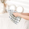 thumbnail image 4 of Unique Bargains Cotton Hand Towels Absorbent Lint Free Dish Kitchen Towels 24 x 16 Inch Plaid 2pk, 4 of 7