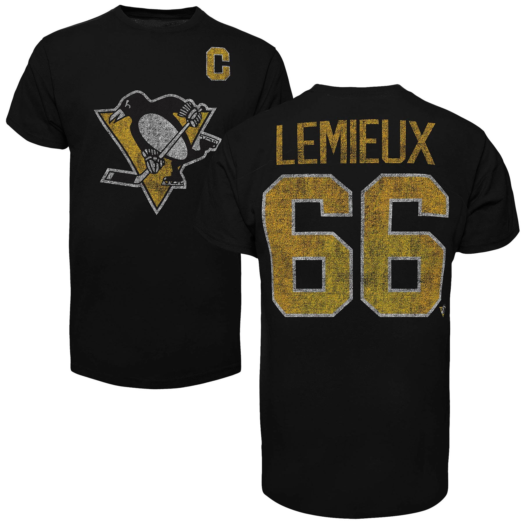 ميليسا Pittsburgh Penguins Mario Lemieux '47 Vintage NHL Alumni T-Shirt ... ميليسا