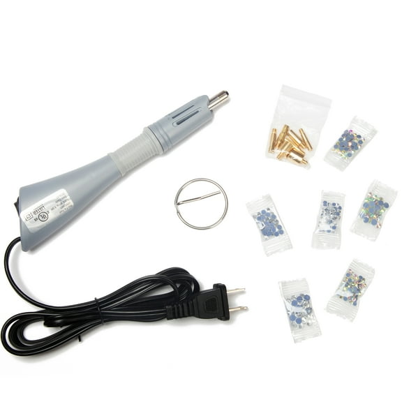 Cousin DIY Hot Fix Tool with 7 Tips, Includes Clear and AB Crystals-Model 69992601 - 240 Pieces