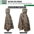 thumbnail image 2 of USGI Industries Military Style Poncho | Lightweight Tactical Multi Use Rip Stop Camouflage Rain Poncho | Perfect for Hiking, Hunting, Emergency Tent, Survival (OCP), 2 of 5