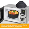 thumbnail image 5 of Microwave Ramen Cooker, 33Oz Wheat Fiber Ramen Bowl Set With Chopsticks And Spoon, For Office College Dorm Room Essentials Instant Lunch Ideal For Shin And Buldak Noodle On The Go, Dishwasher-Safe, 5 of 9