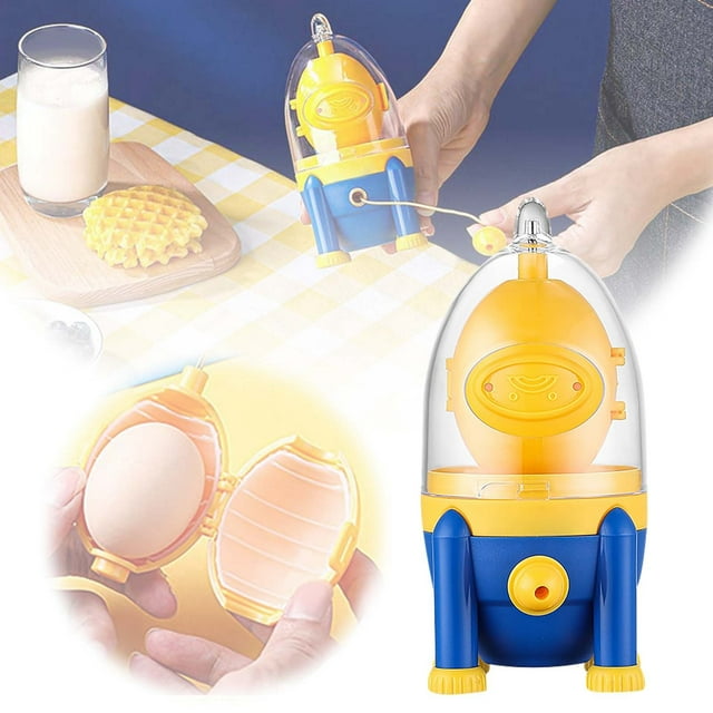 SHAGUOZHOU Manual Egg Mixer Egg Beater Egg Mixer Egg Mixer Egg Mixer For Fully Boiled Eggs Golden Egg Maker Egg Beater Stand Mixer with Attachments Stands for Kitchen Appliances Crank Hand Mixer