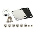 thumbnail image 2 of Colcolo Guitar Neck Plate Set Electric Guitar Hardware Set for Electric Guitars Bass Argent, 2 of 8