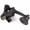Black Small, variant on Nieyigj Roller Presser Leather Rolling Foot for Singer 17U 18U 10 High Head Sewing Machine Replacement Part Size S 12264 0.87 Inches 2.2 cm Diameter Steel Sewing Accessories For Professional Crafts
