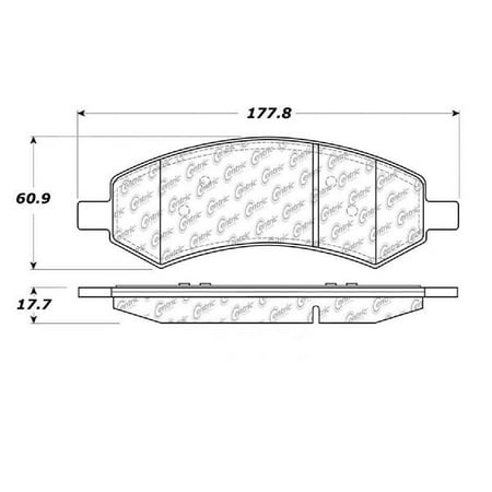 Dodge Ram Laramie - Go-Parts OE Replacement for 2006-2010 Dodge Ram 1500 Front Disc Brake Pad Set for Dodge Ram 1500 (Base / Laramie / SLT / ST / Sport)