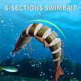 thumbnail image 4 of Plástico Multi Articulado 12.5cm 21.5g Señuelos Wobbler artificial Pesca Cebo duro Hugtrwg Para estrenar, 4 of 7