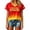 #16 Red, variant on 2026 Soccer Cup Shirt Women Spain Funny United States Soccer Shirt V Neck Tee Tops