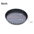 thumbnail image 1 of MYG 6/8/10 Inch Cake Tart Removable Non Stick Bottom Baking Pastry Molding Pan Trays, 1 of 9