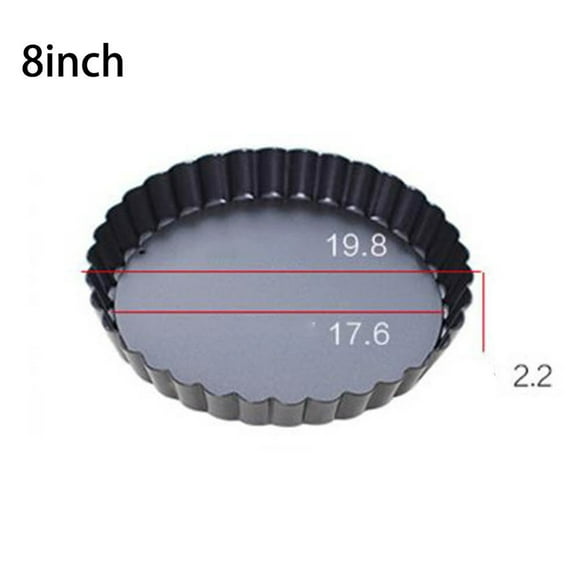 6/8/10 Inch Cake Tart Removable Non Stick Bottom Baking Pastry Molding Pan Trays