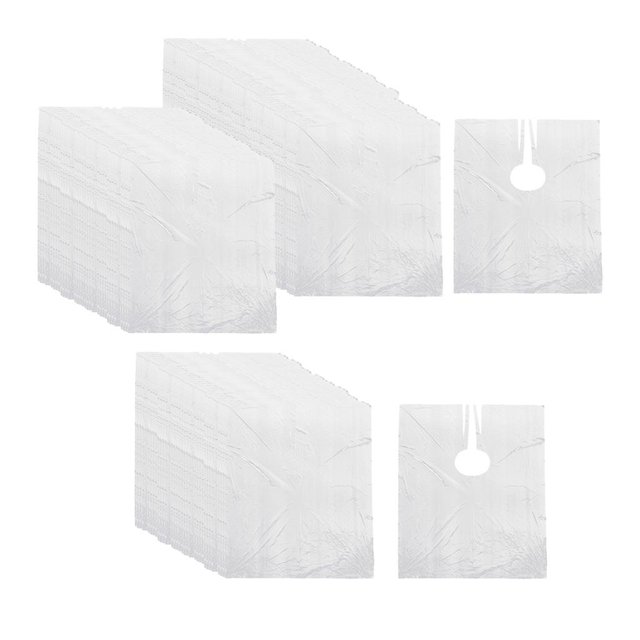 350x PE Desechables Para Cortar El Cabello Capas Vestidos Delantal De Barbero Unisex Babero 64x84cm jinwen capa de corte de pelo desechable