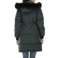 thumbnail image 4 of YouLoveIt Women's Winter Long Coat Down Jackets Down Coat Mid-Length Down Jacket Coat Zipper Up Puffer Down Jackets Coats Outwear Long Sleeves Puffer Jacket, 4 of 8
