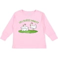 thumbnail image 3 of Inktastic Hey, Guess What? Chicken Butt Boys or Girls Long Sleeve Toddler T-Shirt, 3 of 5