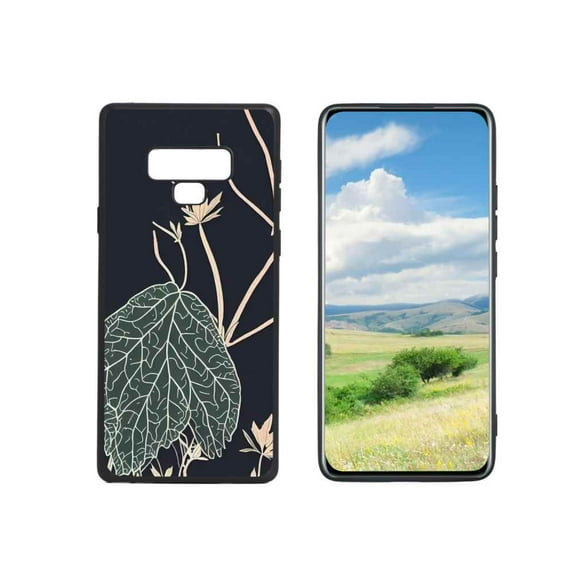Compatible with Samsung Galaxy Note 9 Phone Case, Leaves-50 Case Men Women, Flexible Silicone Shockproof Case for Samsung Galaxy Note 9