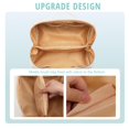 thumbnail image 4 of Bolsa de maquillaje Bunnychill de gran capacidad resistente al agua, color beige, 4 of 8