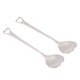 thumbnail image 3 of 2Pcs Dessert Spoons Stainless Steel Heart Shaped Design Durable Anticorrosion Ergonomic Handle Widely Used Coffee SpoonsSilver, 3 of 3