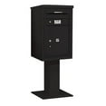 thumbnail image 2 of 4C Pedestal Mailbox - 7 Door High Unit (55-1/8 Inches) - Single Column - Stand-Alone Parcel Locker - 1 PL5 - Sandstone, 2 of 6