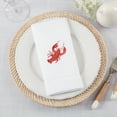thumbnail image 4 of Saro Lifestyle Embroidered Lobster Table Napkin (Set of 4), 4 of 4