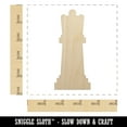 thumbnail image 2 of Chess Queen Piece Wood Shape Unfinished Piece Cutout Craft DIY Projects - 4.70 Inch Size - 1/8 Inch Thick, 2 of 7